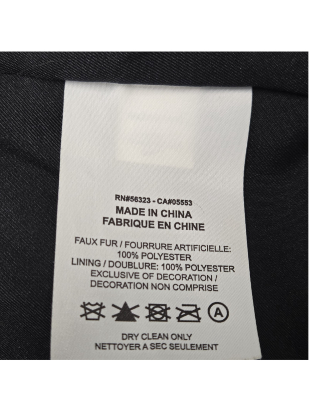 Nike Women's L Faux Fur Swoosh Black Fossil Zip Jacket Coat Hypebae Streetwear - Picture 6 of 9